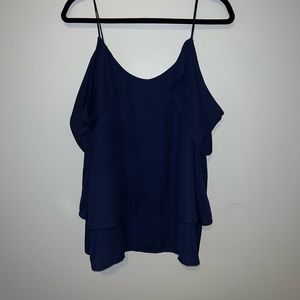 Francesca’s blue top